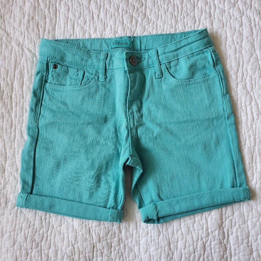 NWOT Turquoise Kidpik Shorts girls size 8